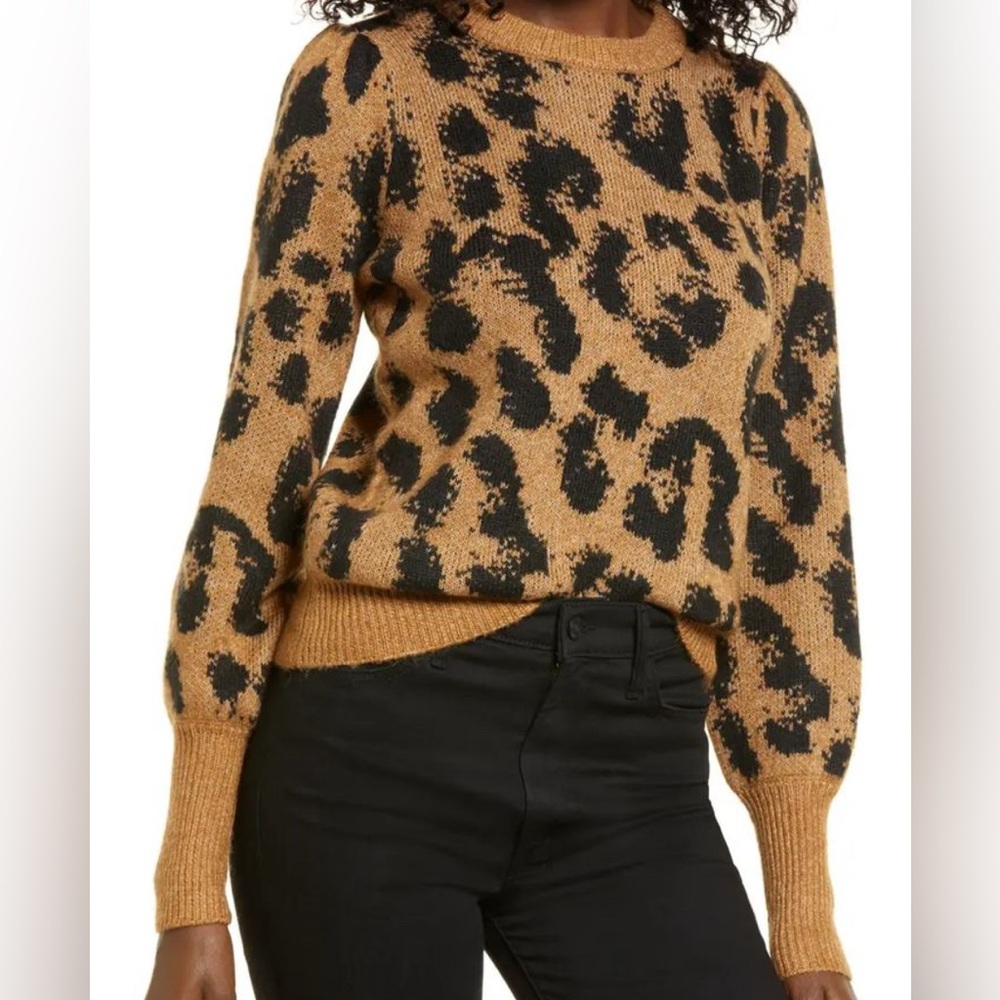 Vera Moda Leopard Print Sweater